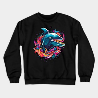 Dolphin Smiling Crewneck Sweatshirt